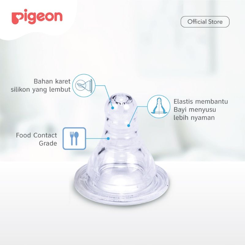 Pigeon Bottle Flexible PP RP 50ml / 120ml / 240ml - Botol Susu Bayi (MOTIF RANDOM )