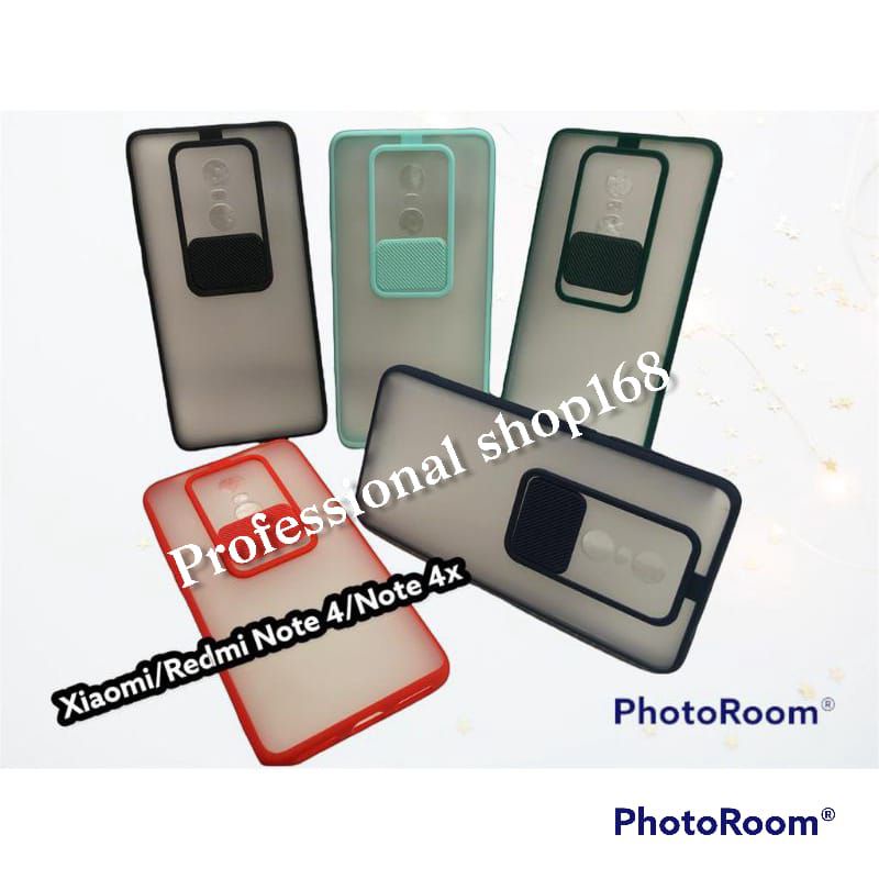 PS - XIAOMI REDMI NOTE 4 / NOTE 4X CASE SLIDE CAMERA PROTECTOR SLIDING COVER PELINDUNG KAMERA SILIDI