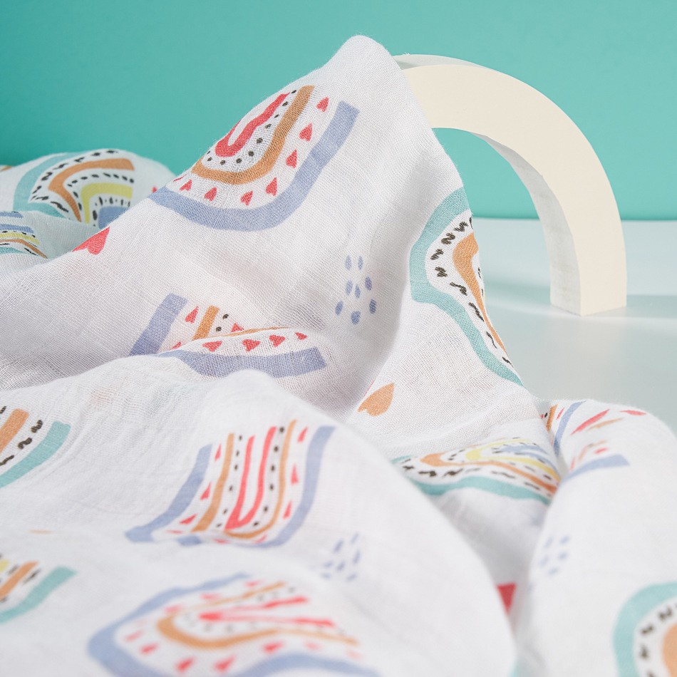 [120x110] Kain Bedong Muslin Bayi | Baby Swaddle Muslin Bamboo | Selimut Bayi Catalog G