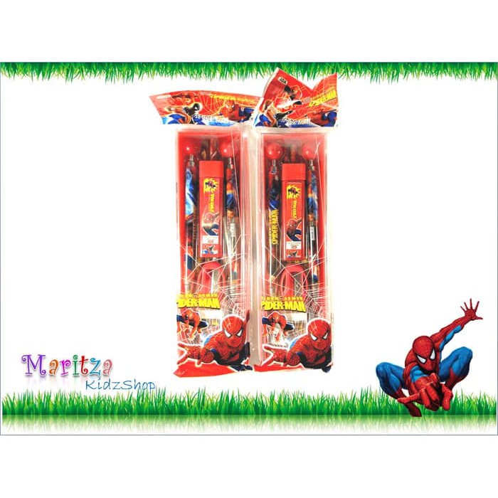 

TERMUURAAH, Stationery / Study Set ATK Alat Tulis Belajar Karakter Spiderman .