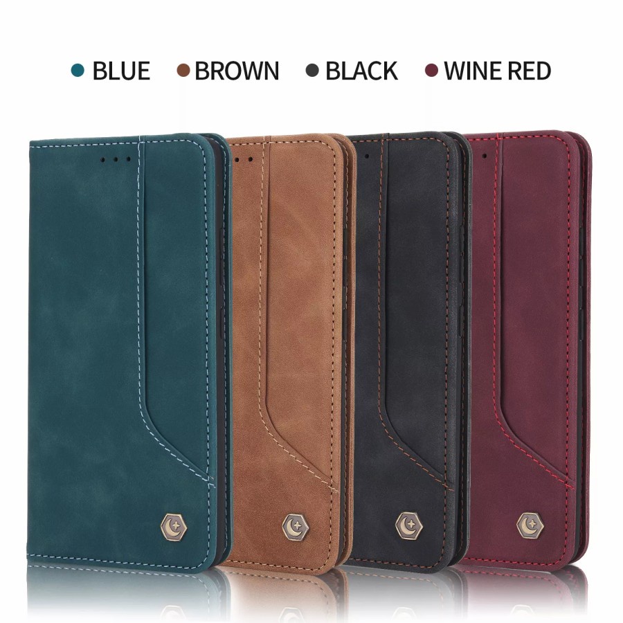 Vivo Y51/Y51A/Y53S Flip Wallet Leather Case Cover Sarung Dompet POLA Vivo Y51