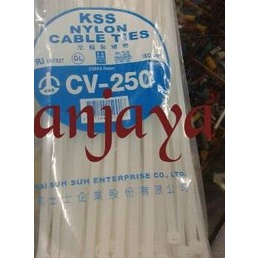 

☜ KSS NYLON CABLE TIES CV-250/250X4,8MM PUTIH ♗