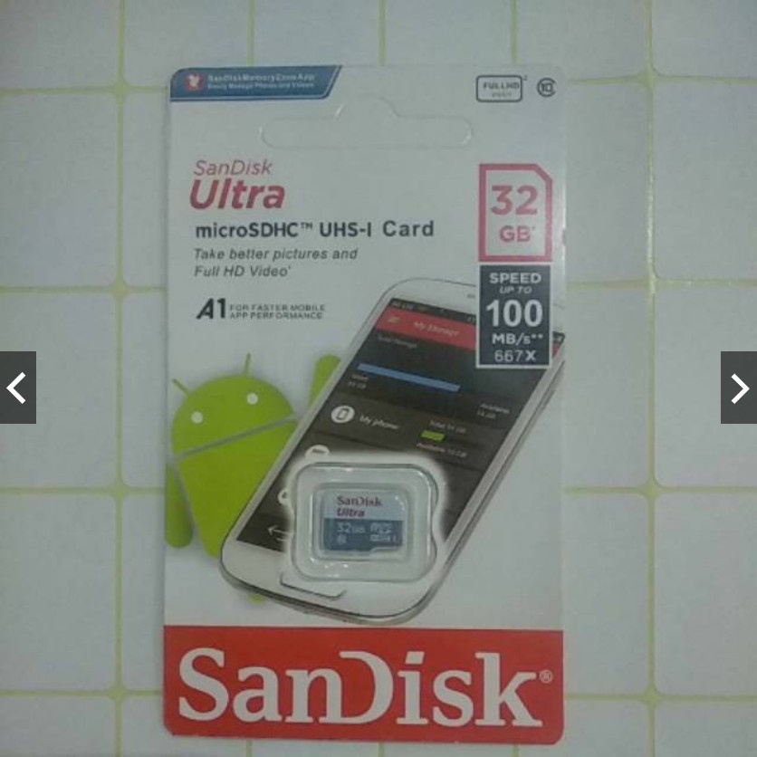 MMC MICRO SD SANDISK class10 32GB