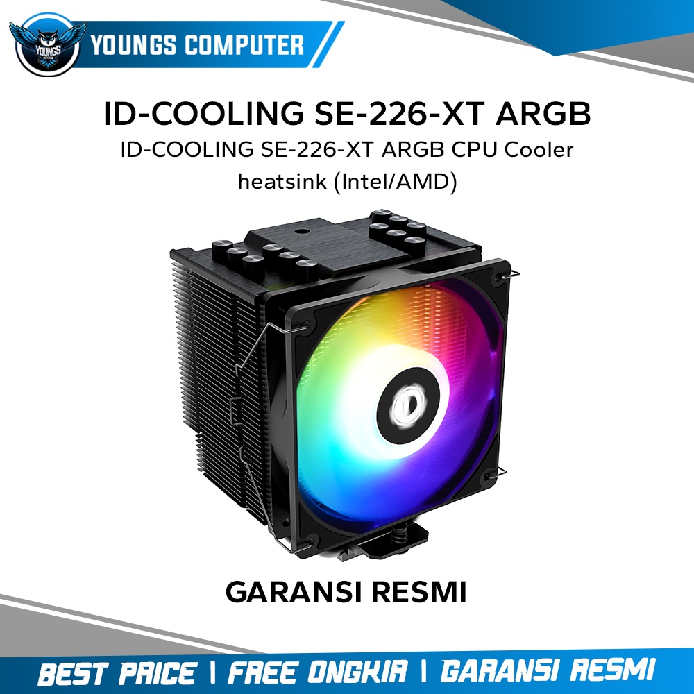 ID-COOLING SE-226-XT ARGB | CPU Cooler Heatsink HSF (Intel/AMD)