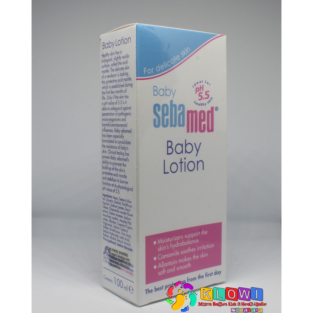 SEBAMED BABY LOTION 100ML,PELEMBAB BAYI,LOTION BAYI ORIGINAL PRODUCT