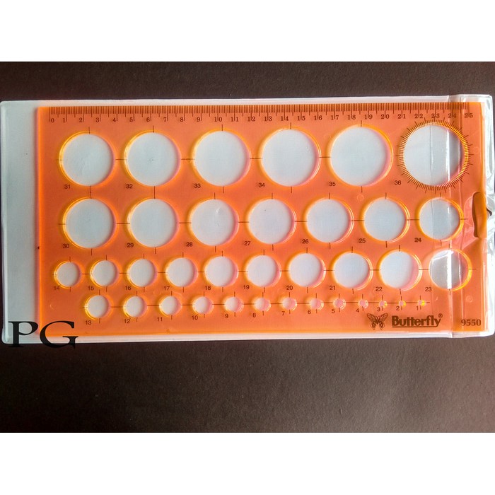

Butterfly Mal Lingkaran 9550 Penggaris Cetakan Bulat Alat Bantu Gambar Pola