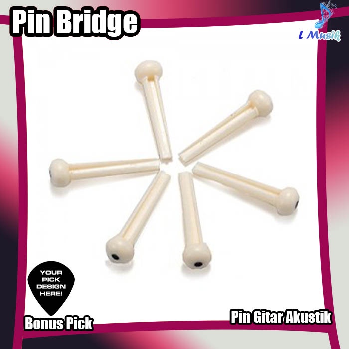 PIN BRIDGE GITAR PAKU GITAR AKUSTIK