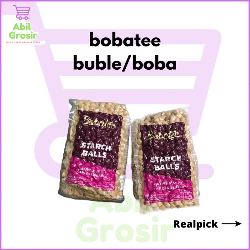 

Bobatee buble/boba untuk campuran topping minuman