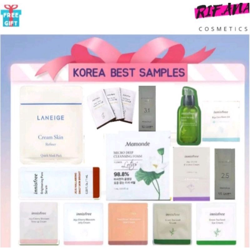 (PROMO) INNISFREE LENGKAP Sample Saset / Best Seller innisfree Sample