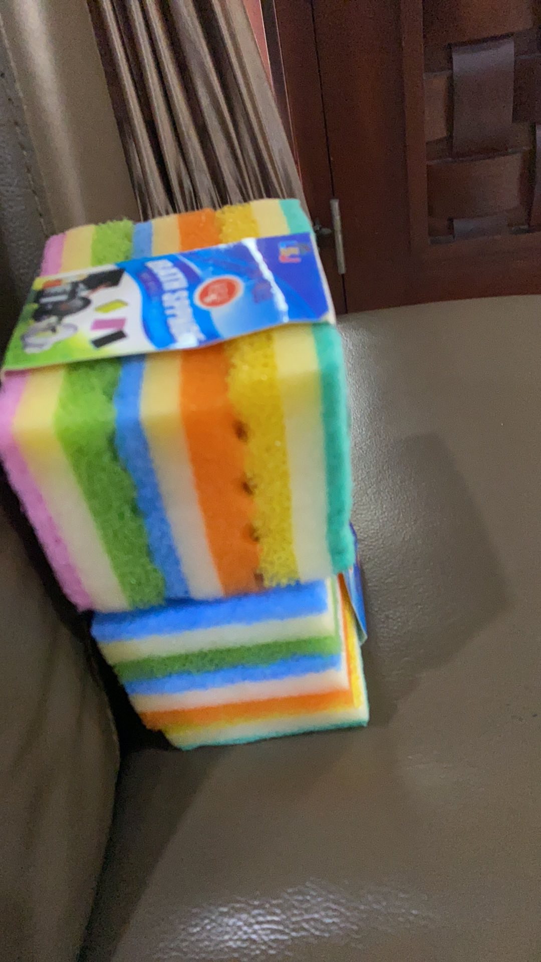 Promo Spon 6 Pcs / Busa Cuci Piring / Sponge Serbaguna Hl112 Isi 2 Pak