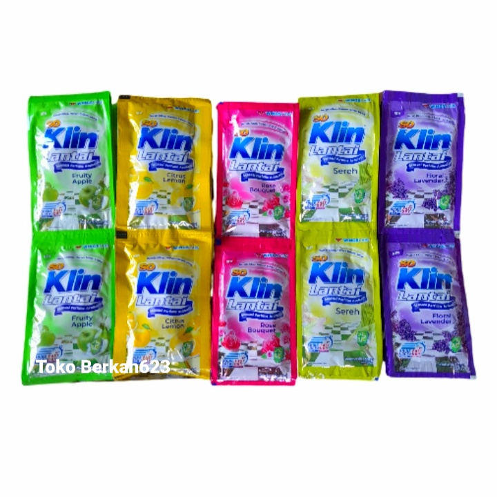 SOKLIN LANTAI 23ml 1 Renceng Isi 12 Sachet 500