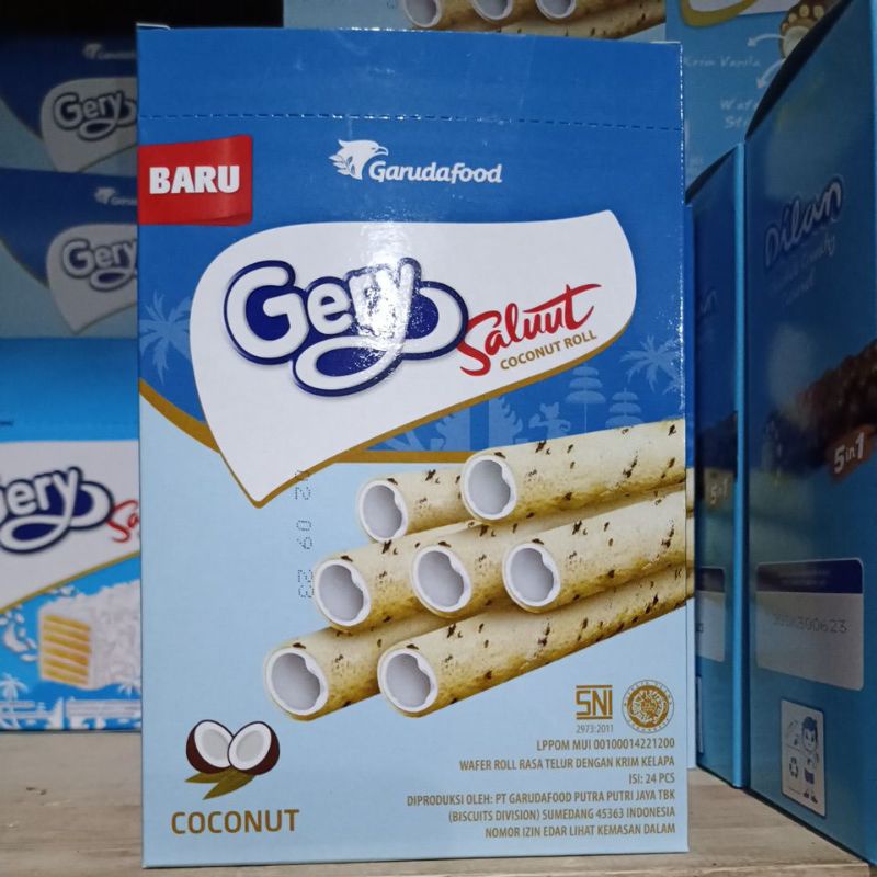 

GERY SALUT COCONUT ROLL 1BOX ISI 24PCS