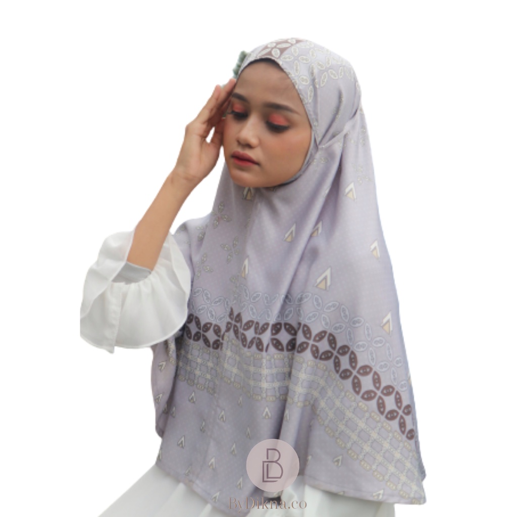 Bergo motif silk premium - Rabayi'