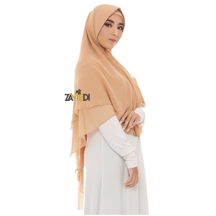 Jilbab hijab khimar danisha pad antem sifon premium ecer grosir Scarf murah kerudung Khimar murah