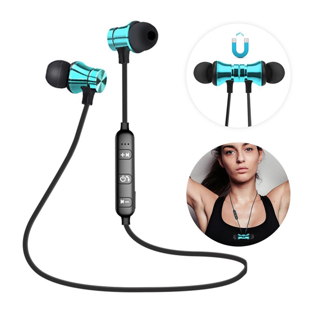 (COD) Enset Bluetooth / Magnetic Hanset Bluetooth / Sport Headset with Mic Earphone/ Neckband Earphone/ Headset Bluetooth