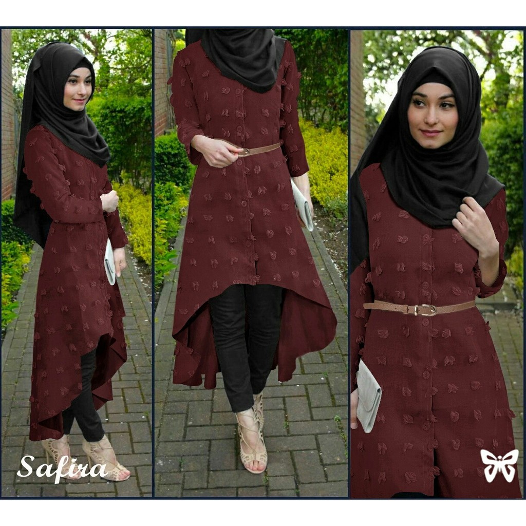 Safira Rubiah (tanpa pasmina) 9Warna