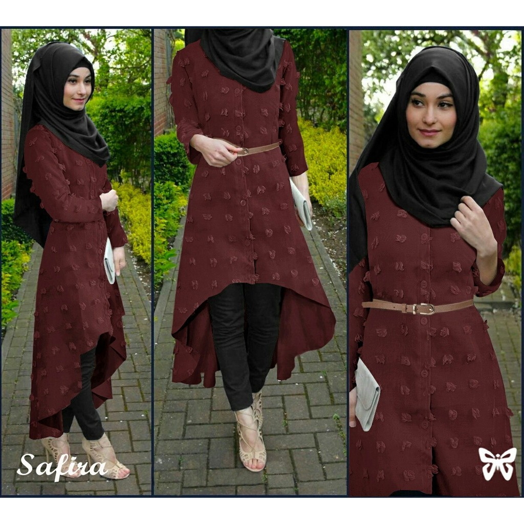 Safira Rubiah (tanpa pasmina) 9Warna