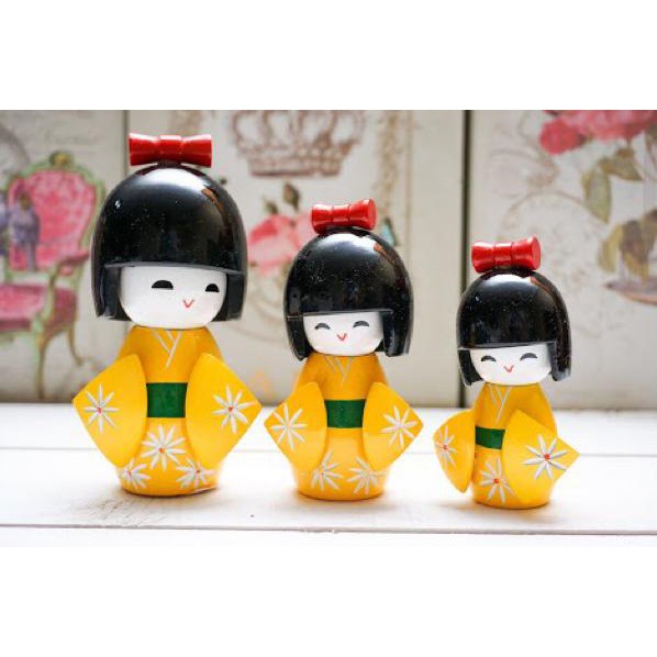 BONEKA JEPANG SET KAYU ETNIK BM2136 GT45