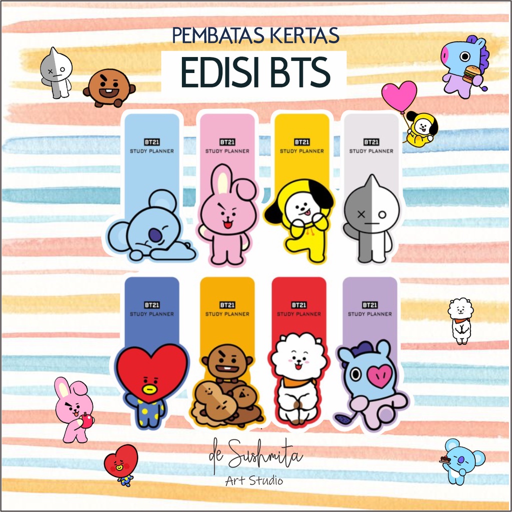 

Pembatas Buku BTS Karakter BT21
