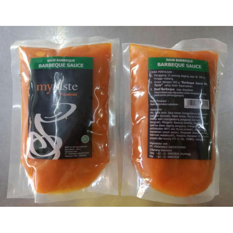 

My Taste Saus Barbeque 500gr