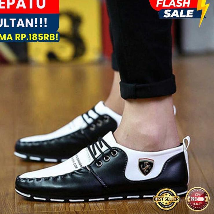 Kirim Langsung D8MDM Sepatu Pria Import Kulit Sneakers Zero Casual Running 95 Terupdate