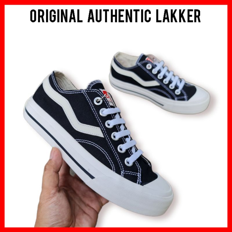 SEPATU SEKOLAH PRIA WANITA ORIGINAL SIZE 36-43 FULL HITAM / SEPATU KASUAL COWOK CEWEK LAKKER ORIGINAL UNISEX COUPLE / SEPATU KULIAH SD SMP SMA / SEPATU SNEAKERS ORIGINAL SKATEBOARD DISTRO KEKINIAN