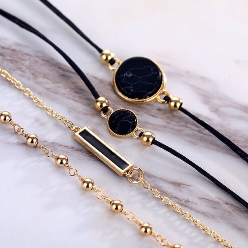 gelang set 4pc jawelry fashion aksesoris