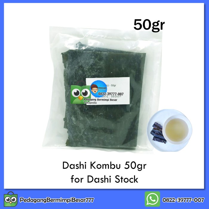 

Siap Kirim Dashi Kombu Share Size 50Gr | Konbu | Rumput Laut