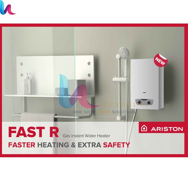 FAST R (GAS) Ariston Water Heater Penghangat Air Pemanas Air