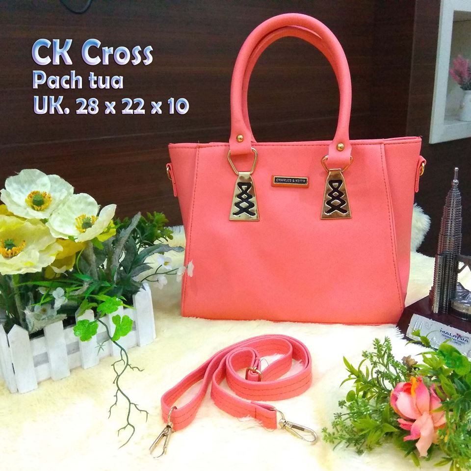 LS 534 - tas wanita handbag +selempang CROSS