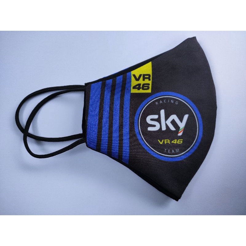 Masker motor SKY RACING VR46 Monster Energy