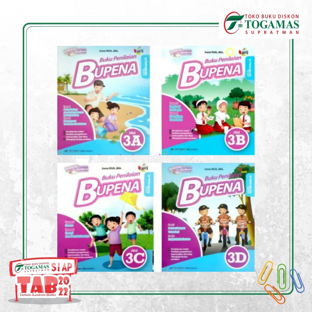BUPENA : 3A SD III JL3A // 3B SD III JL3B // 3C SD III JL3C // 3D SD III JL3D KURIKULUM 2013 - IRENE