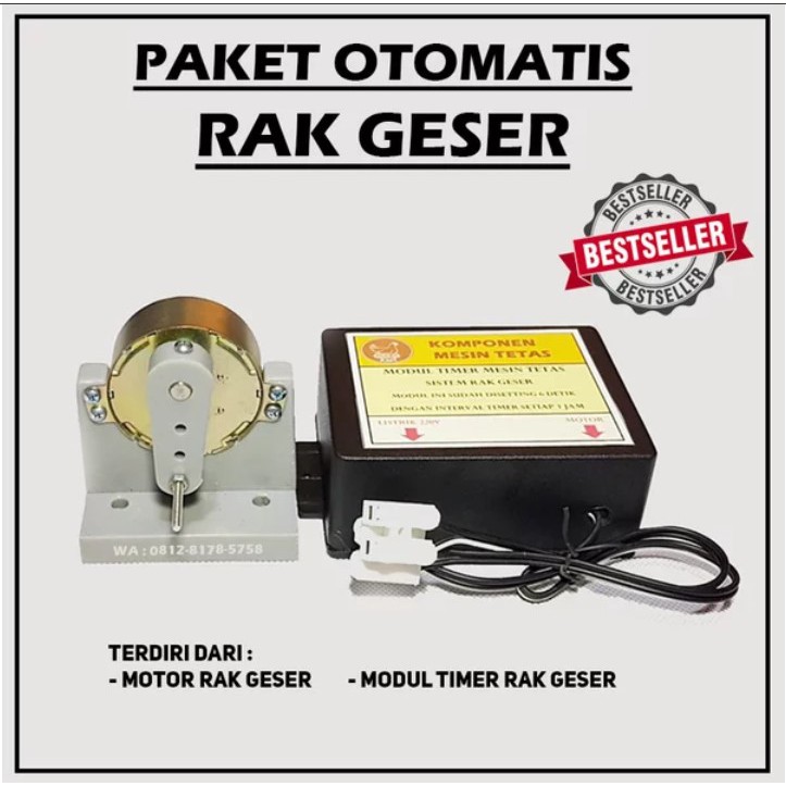 Paket Full Otomatis 04 Rak Geser Thermostat Digital STC THD Untuk Mesin Tetas Telur RMT