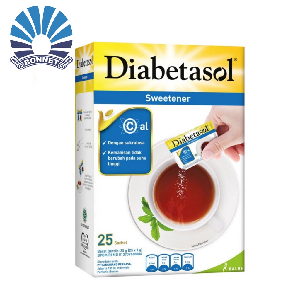 

Diabetasol Sweetener 25's x 1.5gr 8992802602518