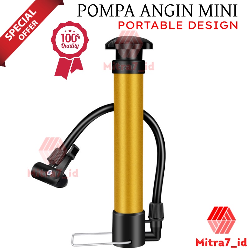 [M7] POMPA TANGAN BAN SEPEDA ANGIN MANUAL POMPA MINI PORTABLE / POMPA ANGIN MINI / BICYCLE PUMP / POMPA ANGIN BOLA / POMPA  ANGIN PORTABLE