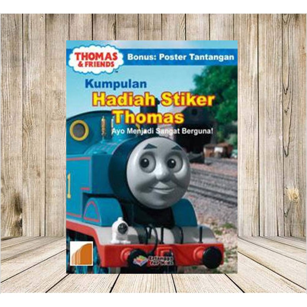 Buku Kumpulan Stiker Hadiah Thomas and Friends Aktivitas plus poster