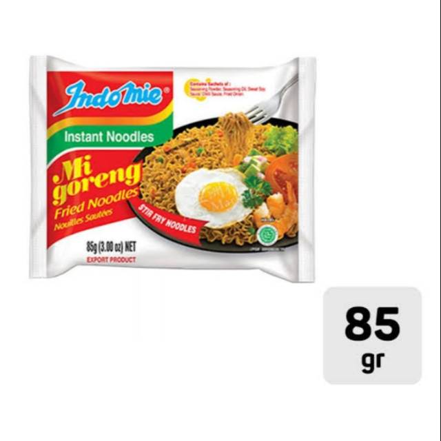 

Indomie Goreng 85gr