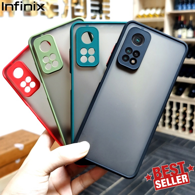 Case Infinix Hot 11s NFC AERO Colored Frosted Matte Bumper Armor