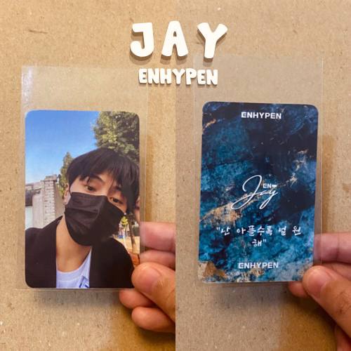 [FAN MADE] JAY ENHYPEN PHOTO CARD DUA SISI (READY STOCK PC UNOFFICIAL)