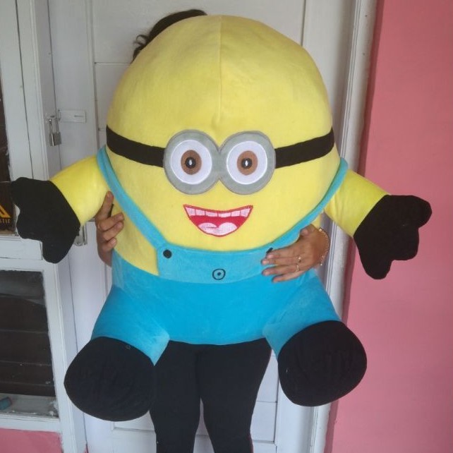BONEKA MINIONS SUPER JUMBO 90CM KARAKTER MINION MATA DUA
