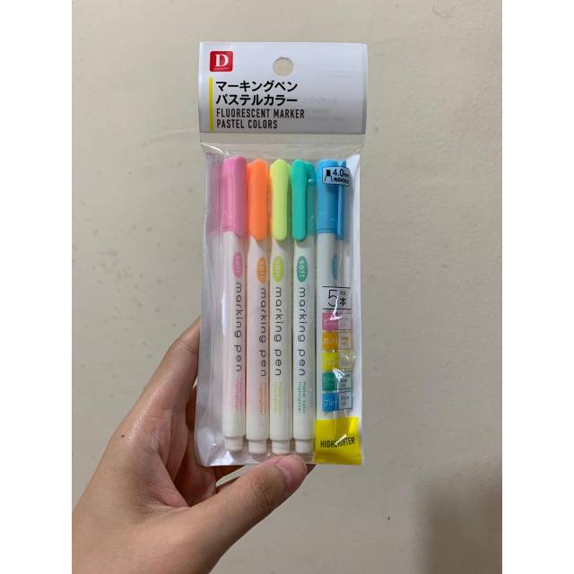 

Daiso marker pastel colors