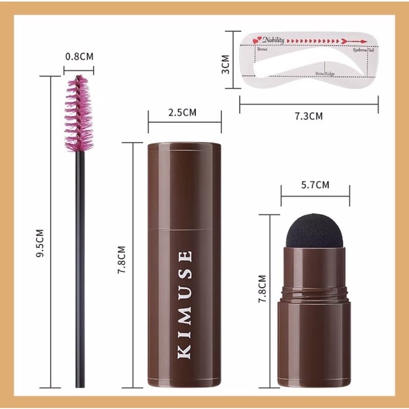 [READY COD FREE GIFT] KIMUSE ONE STEP EYEBROW STAMP SHAPING KIT | KIMUSE BROW STAMP | KIMUSE EYEBROW STAMP | KIMUSE STAMP EYEBROW | STEMPEL ALIS KIMUSE