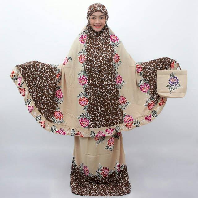 Mukena Batik / Mukena Batik cap Pekalongan / Mukena Jumbo / Fashion Muslim