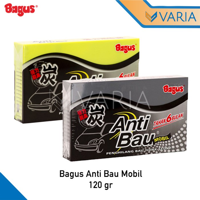 Bagus Anti Bau Mobil Kotak Plastik 120 gr Heavy Duty Odor Eliminator