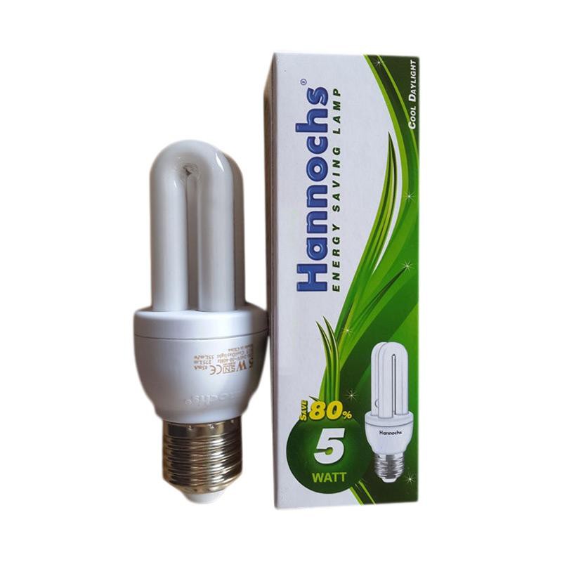 Lampu Hannochs 5Watt 2U Bergaransi 1 Tahun Resmi / Lampu Hannochs Plc