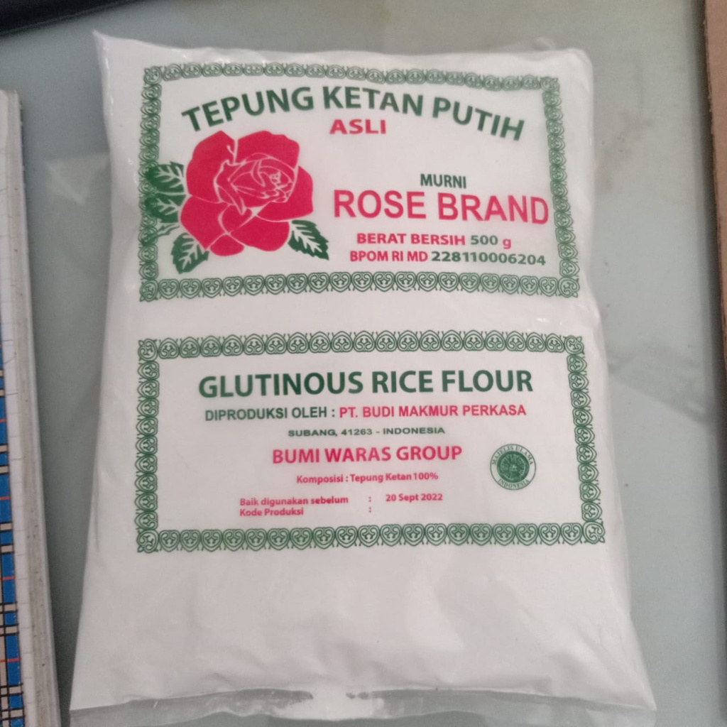 

Tepung Ketan Putih Rose Brand