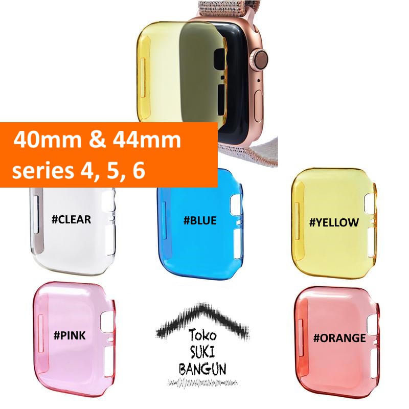 Apple Watch Case Series 6 5 4 40mm 44mm THIN PLASTIC COLORFUL