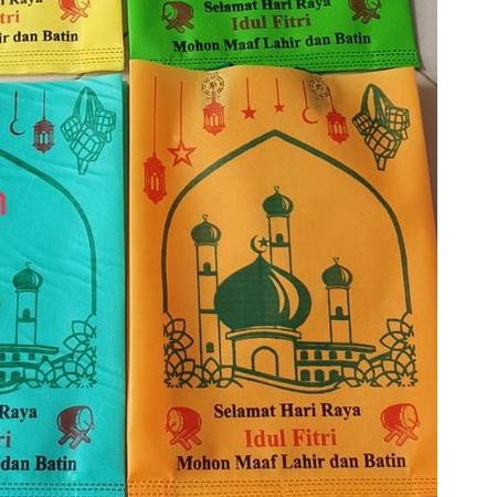 

➵ Lusinan Goodie Bag Handle edisi Idul Fitri uk 30x40x8 & 38x45x9 / spunbond lebaran ➯