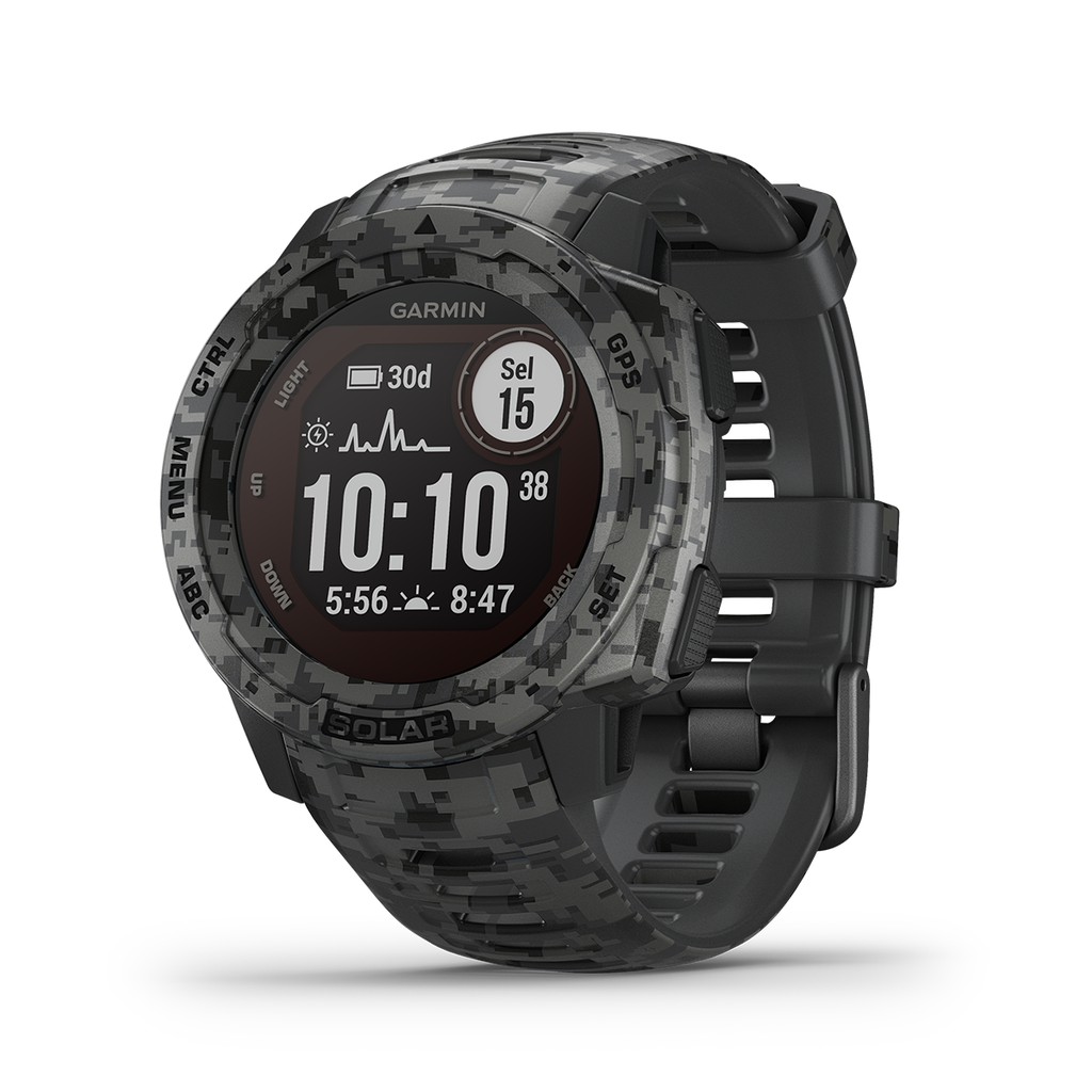 Garmin Instinct Solar Tactical Camo Original Garansi Resmi - TAM 2 Tahun