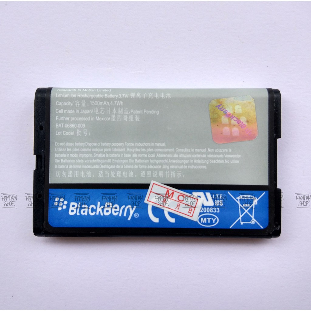 Baterai Blackberry C-S2 Curve 8300 8310 8320 9330 Kepler Original Batre Batrai Battery BB CS2